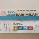 Lo stadio fu inaugurato il 3 giugno 1990, con un'amichevole tra Bari e Milan...